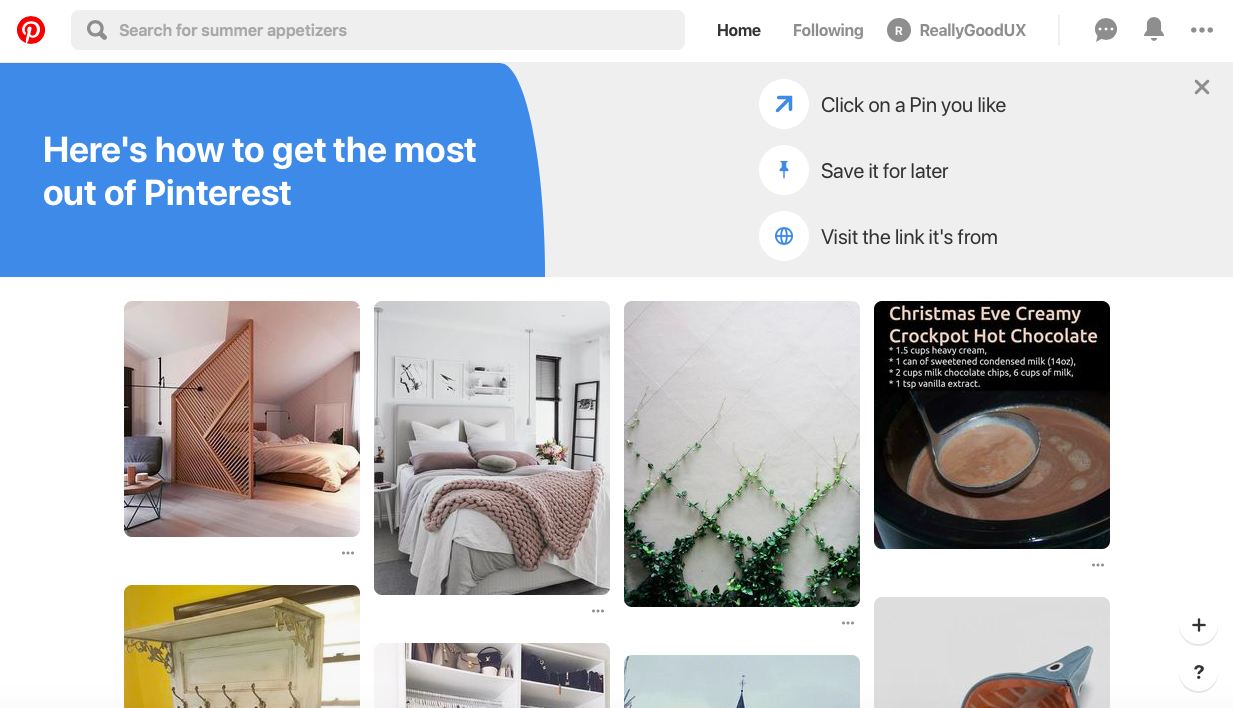 Fonte: https://www.appcues.com/blog/the-5-best-walkthrough-examples
